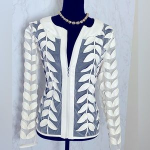 Colleen Lopez stylish eggshell color jack.